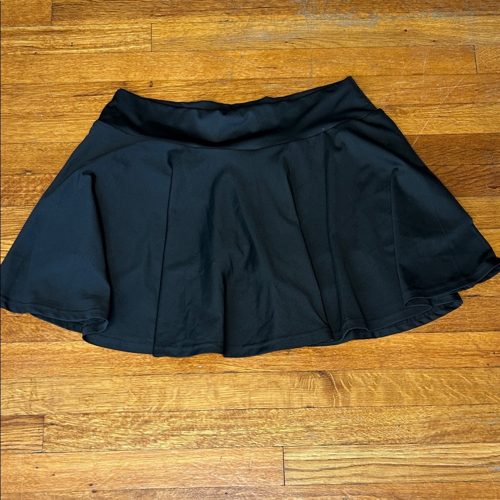 SHEIN Black Skater Skirt